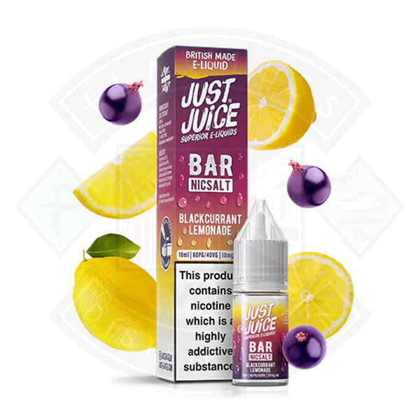Just Juice Bar Nic Salt - Blackcurrant Lemonade  10ml