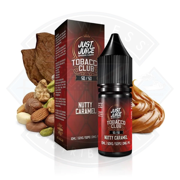 Just Juice Tobacco Club 50/50 Nutty Caramel 10ml