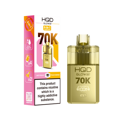 HQD Glow Air 70K Prefilled Pod Kit - Summer Dream & Blue Razz Cherry - Flawless Vape Shop