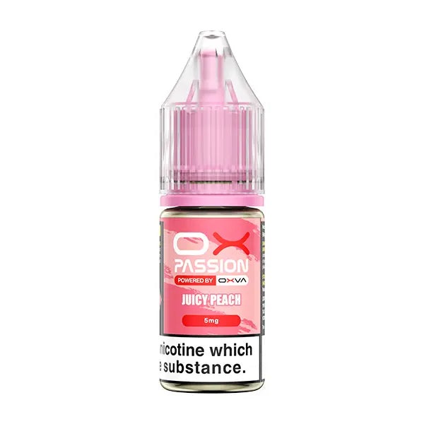 OX Passion Juicy Peach Nic Salt 10ml by Oxva - 5mg - Flawless Vape Shop