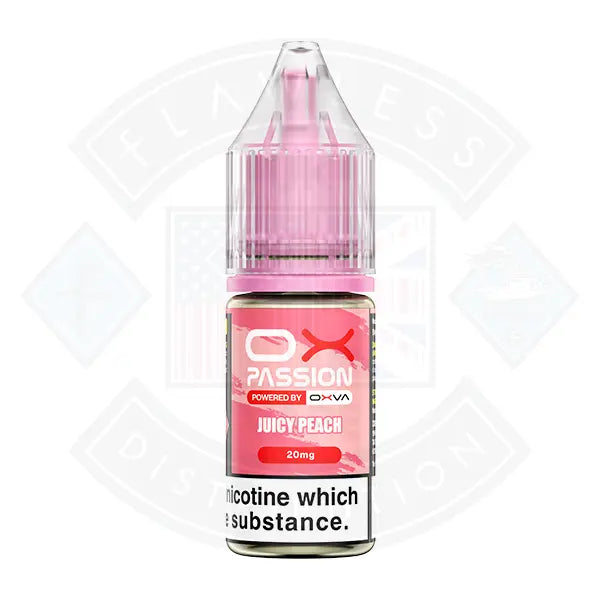 OX Passion Juicy Peach Nic Salt 10ml by Oxva - 5mg - Flawless Vape Shop