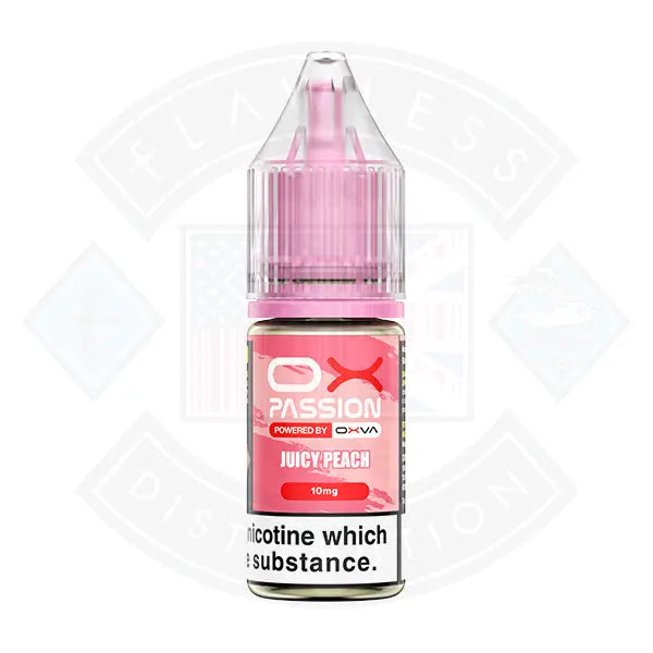 OX Passion Juicy Peach Nic Salt 10ml by Oxva