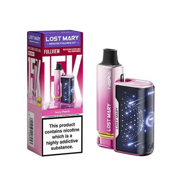 Lost Mary Nera15K Fullview Prefilled Vape Kit - Banana Ice - Flawless Vape Shop