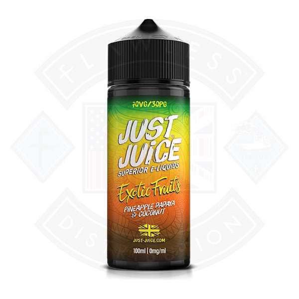 Just Juice Exotic - Pineapple Papaya & Coconut 100ml 0mg Shortfill E-liquid