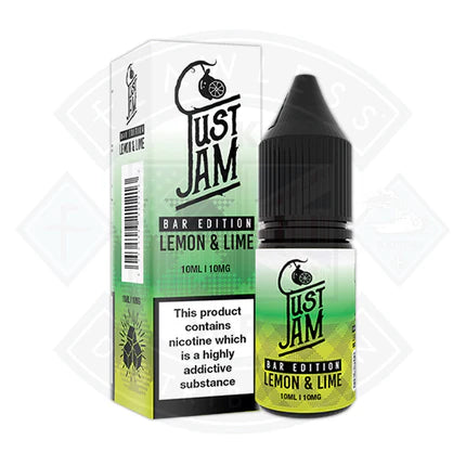Just Jam - Lemon & Lime Bar Edition Nic Salts 10ml
