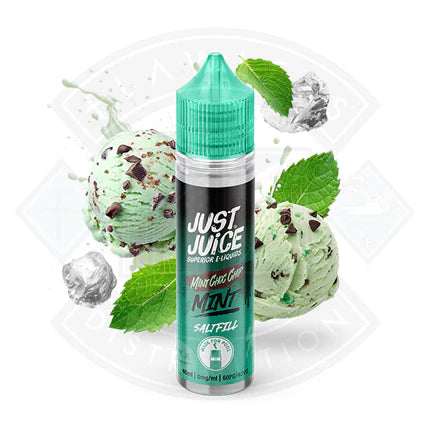 Just Juice Bar - Mint Choc Chip 40ml 0mg Shortfill E-Liquid - Flawless Vape Shop