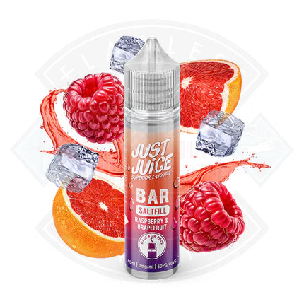 Just Juice Bar - Raspberry & Grapefruit 40ml 0mg Shortfill E-Liquid
