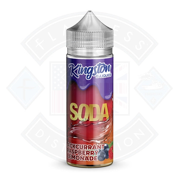 Kingston Soda - Blackcurrant Raspberry Lemonade 0mg 100ml Shortfill