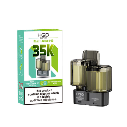 HQD Glow Air 35K Refill Pods - Bear & Bainbow - Flawless Vape Shop