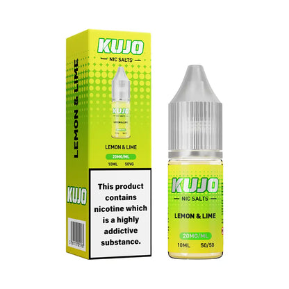 KUJO Nic Salt 10ml Lemon & Lime - 5mg - Flawless Vape Shop