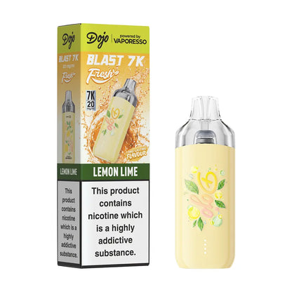Dojo Blast 7K FRESH  Vape Kit 20mg - Blueberry Sour Raspberry - Flawless Vape Shop