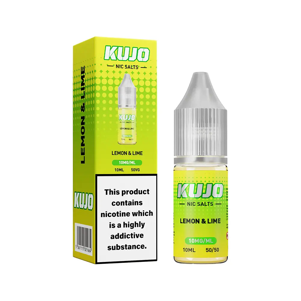 KUJO Nic Salt 10ml Lemon & Lime - 5mg - Flawless Vape Shop