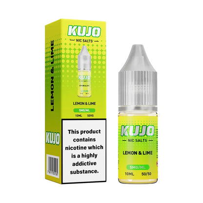 KUJO Nic Salt 10ml Lemon & Lime - 5mg - Flawless Vape Shop
