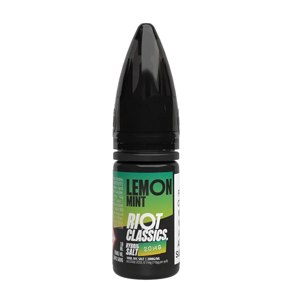 Riot Squad  Salt 10ml Lemon Mint - 10mg - Flawless Vape Shop