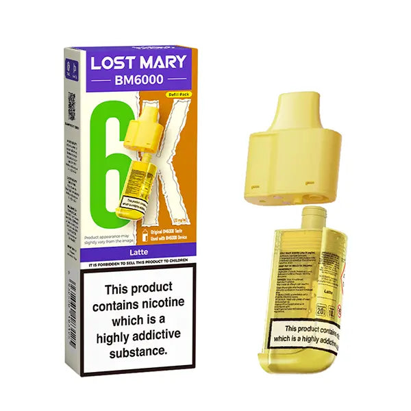 Lost Mary BM6000  Prefilled Pod 20mg - Blackberry Ice - Flawless Vape Shop