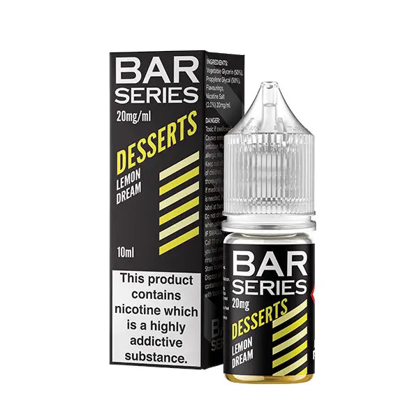 Bar Series Nic Salt 10ml Lemon Dream - 20mg - Flawless Vape Shop