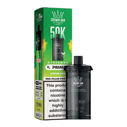 Al Fakher 50K Hypermax Prime Prefilled Pod - Gum Mint - Flawless Vape Shop