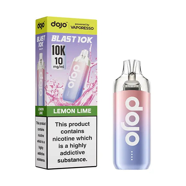 Dojo Blast 10k Vape Kit 10mg - Straw Raspberry Cherry - Flawless Vape Shop