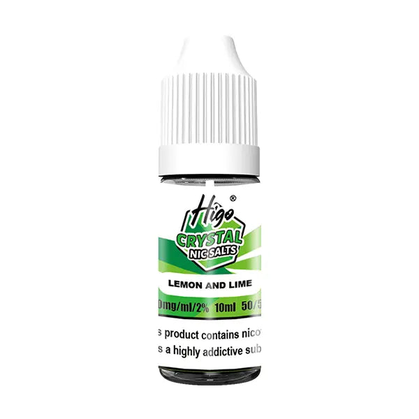 Higo Crystal Nic Salt 10ml Lemon and Lime