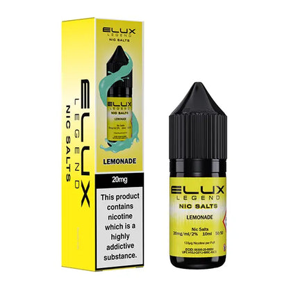Elux Legend Nic Salt - Lemonade - 10mg - Flawless Vape Shop