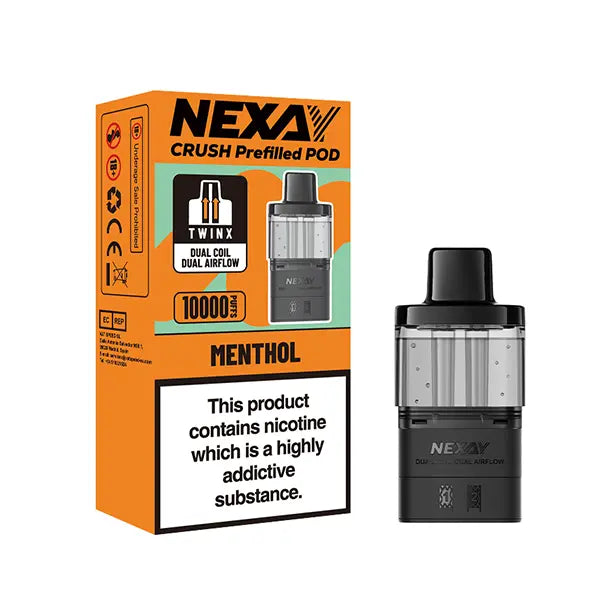 Nexay Crush 10K Prefilled Pod - Pineapple Ice - Flawless Vape Shop