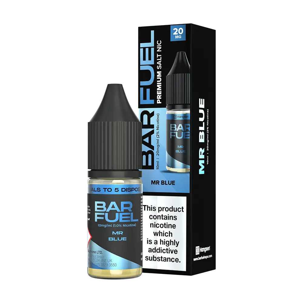 Bar Fuel Salts 10ml Mr Blue - 10mg - Flawless Vape Shop