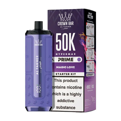 Al Fakher 50K Hypermax Prime Prefilled Vape Kit - Blue razz lemonade - Flawless Vape Shop