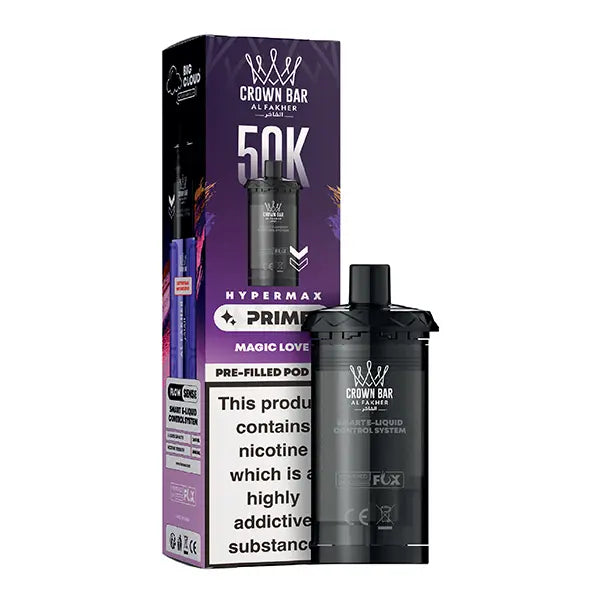 Al Fakher 50K Hypermax Prime Prefilled Pod - Gum Mint - Flawless Vape Shop