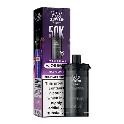 Al Fakher 50K Hypermax Prime Prefilled Pod - Gum Mint - Flawless Vape Shop