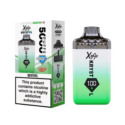 XYGO 5000 Krystal Prefilled Vape Kit - Lemon & Lime - Flawless Vape Shop