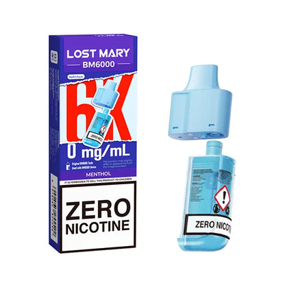Lost Mary BM6000 Prefilled Pod ZERO - Blueberry Sour Raspberry - Flawless Vape Shop