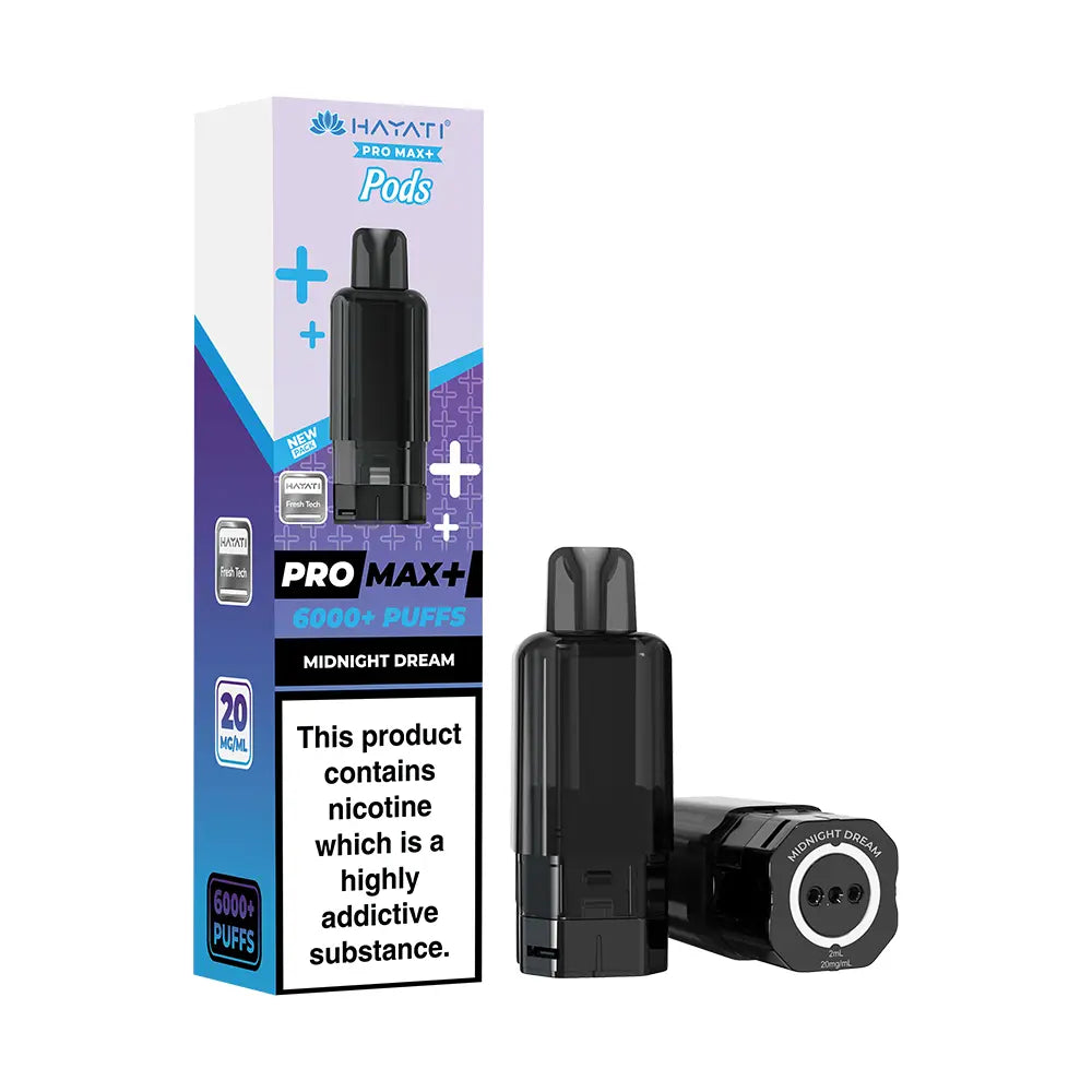 Hayati Pro Max 6000 Plus Puffs Pods - Blackberry Raspberry - Flawless Vape Shop