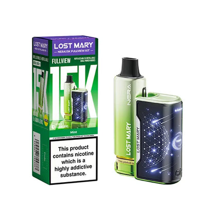 Lost Mary Nera15K Fullview Prefilled Vape Kit - Banana Ice - Flawless Vape Shop