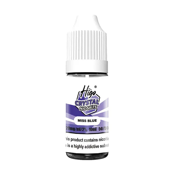 Higo Crystal Nic Salt 10ml Miss Blue