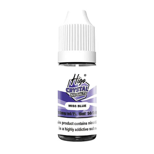 Higo Crystal Nic Salt 10ml Miss Blue
