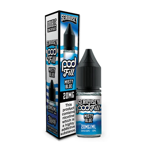 Doozy Vape Seriously Pod Fill Salt 10ml Misty Blue