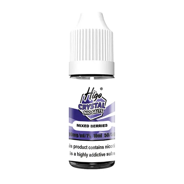 Higo Crystal Nic Salt 10ml Mixed Berries - 10mg - Flawless Vape Shop