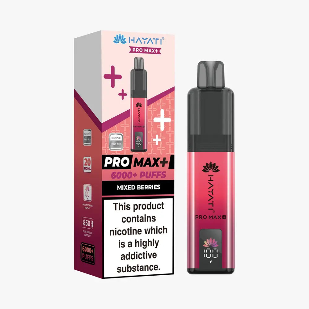 Hayati Pro Max 6000 Plus Prefilled Pod Kit - Banana Ice - Flawless Vape Shop
