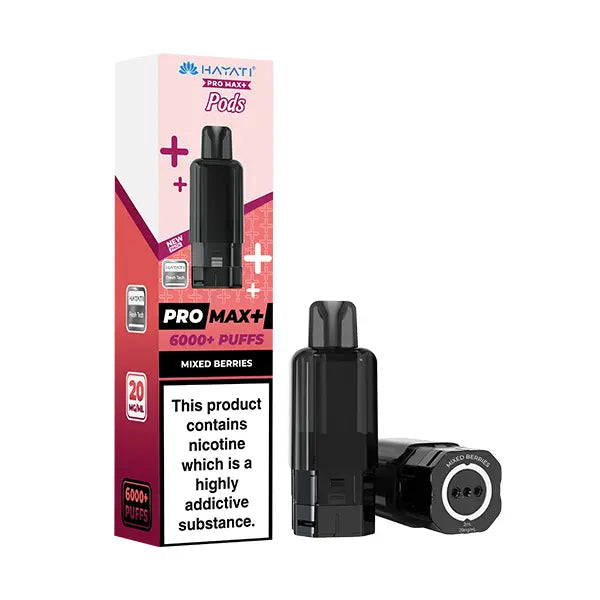 Hayati Pro Max 6000 Plus Puffs Pods - Blackberry Raspberry - Flawless Vape Shop