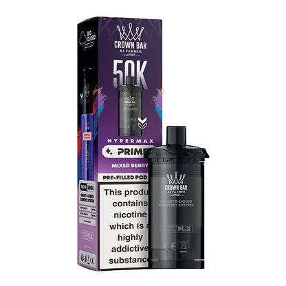 Al Fakher 50K Hypermax Prime Prefilled Pod - Gum Mint - Flawless Vape Shop