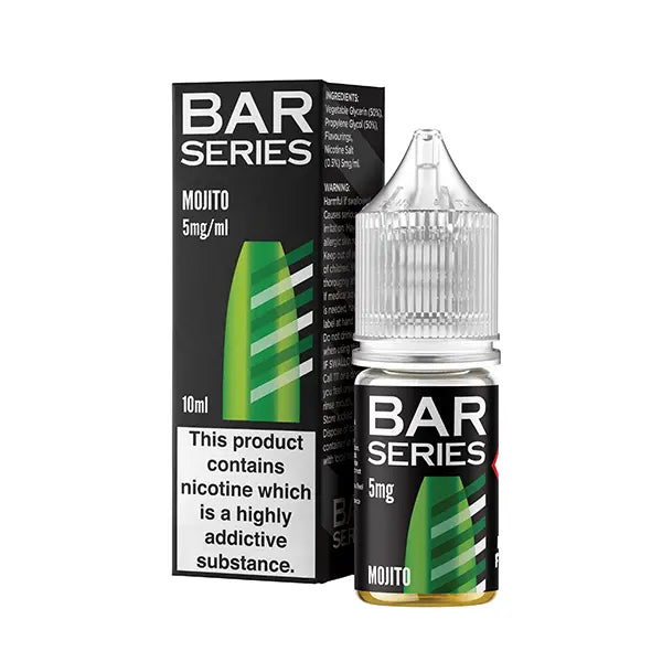 Bar Series Nic Salt 10ml Mojito - 5mg - Flawless Vape Shop