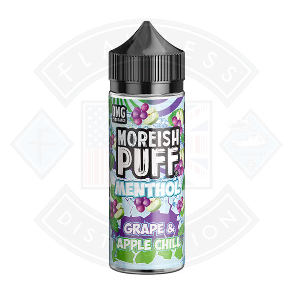 Moreish Puff - Menthol - Grape & Apple 0mg 100ml Shortfill
