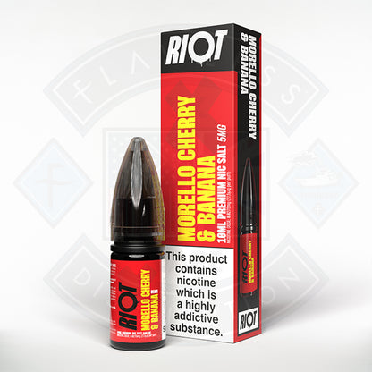 Riot X Salt 10ml Morello Cherry & Banana