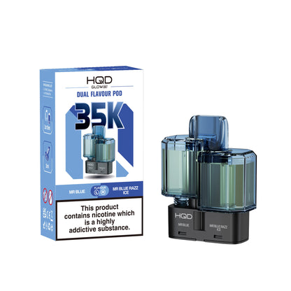 HQD Glow Air 35K Refill Pods - Bear & Bainbow - Flawless Vape Shop