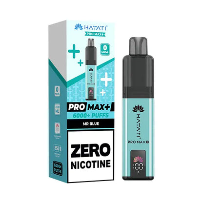 Hayati Pro Max 6000+ Pod Kit ZERO NICOTINE - Banana Ice - Flawless Vape Shop