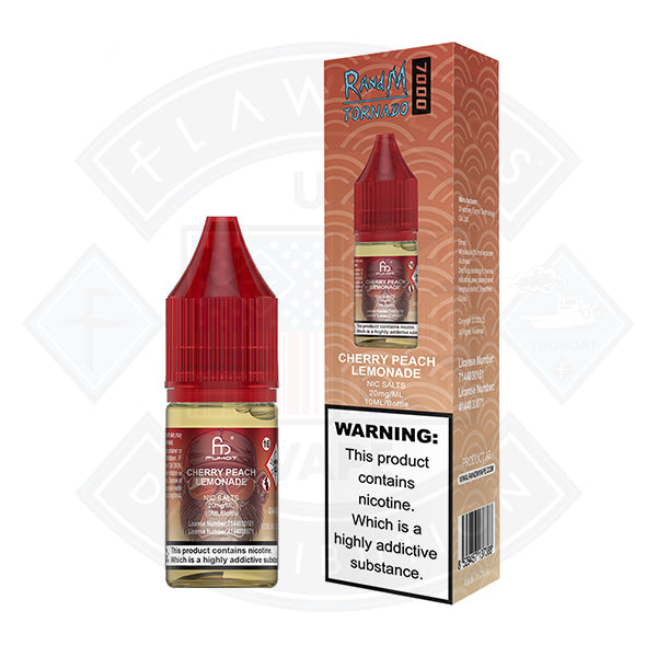 RandM 7000 Nic Salt 10ml - Cherry Peach Lemonade