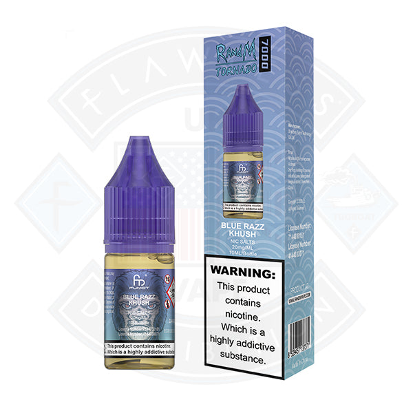 RandM 7000 Nic Salt 10ml - Blue Razz Krush