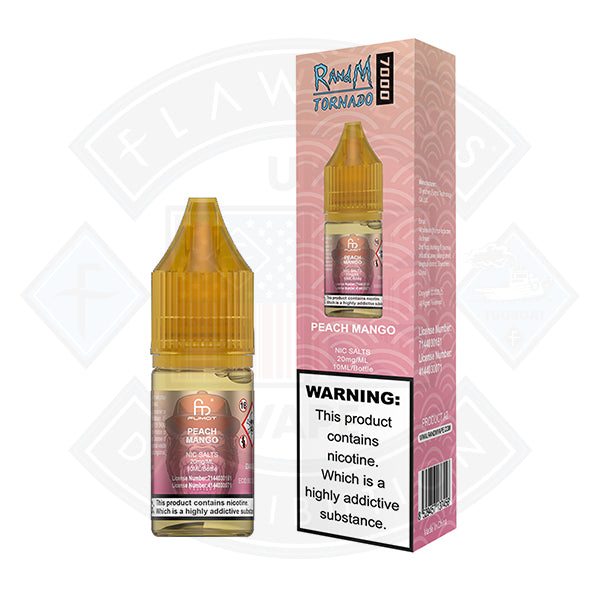 RandM 7000 Nic Salt 10ml - Peach Mango