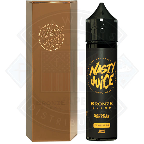 Nasty Juice Tobacco Series - Bronze Blend 0mg 50ml Shortfill E-liquid