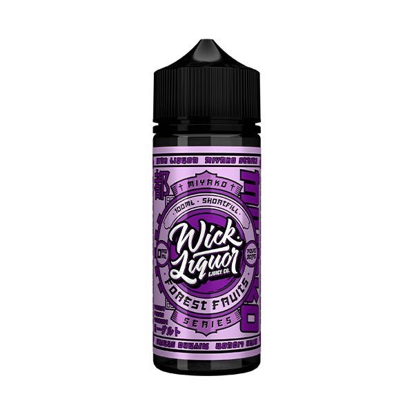 Wick Liquor Miyako Yoghurt Series 0mg 100ml Shortfill - Blueberry Yoghurt - Flawless Vape shop